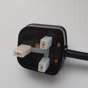 3-pin UK-style power plug (Type G) in Kenya