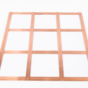 Lattice Copper Earth Mat, in Kenya