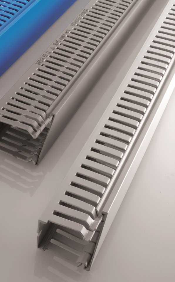 RS PRO Terminal F 2000 Grey Slotted Panel Trunking in Kenya