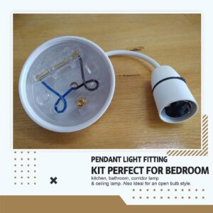 white plastic ceiling rose pendant light in Kenya
