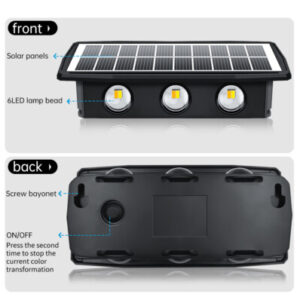 outdoor solar wall light in Kenya