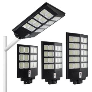 solar-powered LED street light in Kenya