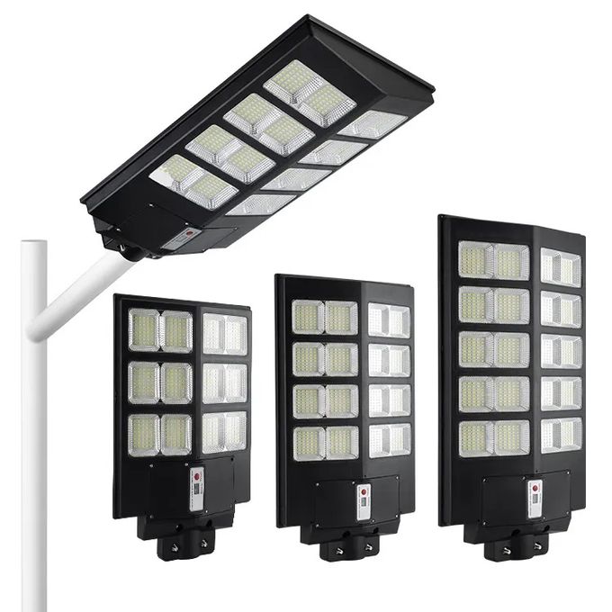 solar-powered LED street light in Kenya