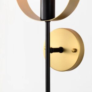 Soft Industrial Collection Tiesto One Bulb Ring Wall Light"